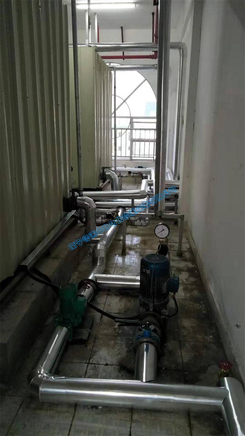 太陽能加熱及恒壓供水系統、污水處理系統